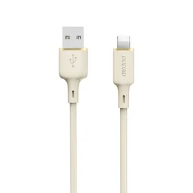 Dudao L7SL USB-A - Lightning kabelis 5A 1m - smėlio spalvos