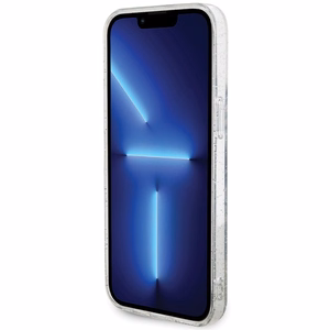 Karl Lagerfeld KLHMP14XHGKCNOT Karl & Choupette Glitter dėklas, skirtas iPhone 14 Pro Max 6.7", su MagSafe, skaidrus