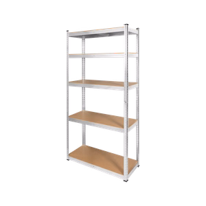 Металлический складской стеллаж Rebel 180 x 90 x 40, серебристый
