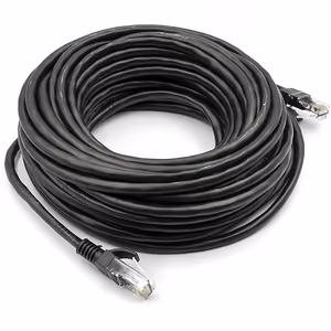 Кабель Cat5E UTP, 15м, чёрный