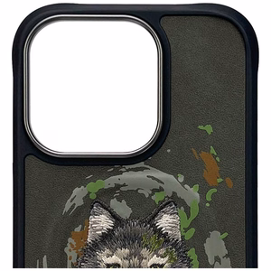 Nimmy Wilk magnetinis dėklas telefonui iPhone 16 Pro - pilkas