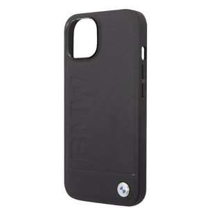 Dėklas BMW BMHMP14MSLLBK iPhone 14 Plus 6.7 "juodas / juoda kietas dėklas Parašo Logotipo Atspaudas Magnetinis