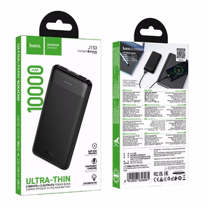 Hoco J153 išorinė baterija, 10000 mAh, 2 A, 10 W, juoda