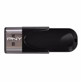 PNY Attaché 4 2.0 64GB USB atmintukas USB A tipo Juoda