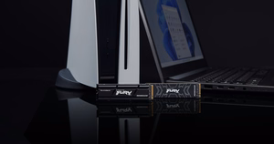 Kingston Technology 4000G RENEGADE PCIe 4.0 NVMe SSD su radiatoriu