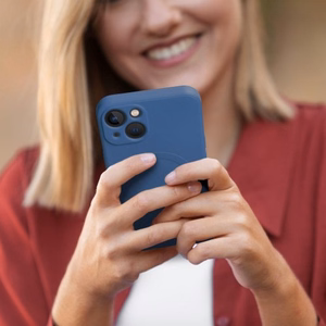 Dėklas "Silicone Mag Cover" skirtas Samsung S942 S26 mėlynas