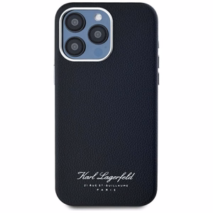 Karl Lagerfeld hotel RSG iPhone 15 Pro dėklas - juodas