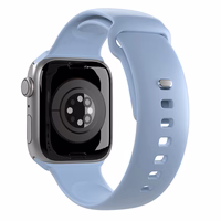 Puro Icon silikoninis dirželis Apple Watch 38/40/41 mm - šviesiai mėlynas (2 vnt.)