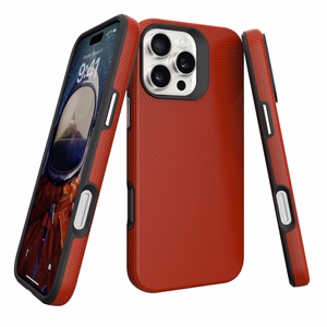 Dėklas Perfectionists Triangle Mag Case Apple iPhone 13 Pro raudonas