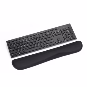 Ergonominis riešo atrama klaviatūrai 460 x 85 x 25 mm juoda