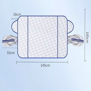 Apsauga nuo šalčio/saulės automobilio stiklui (145x105CM) su magnetais