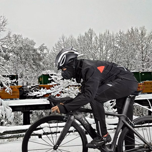 Rockbros YPW021 vėjui atspari dviratininko sportinė striukė, dydis XL - juoda