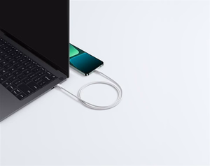 Xiaomi 3A плетеный USB-C – USB-C кабель (1м), белый
