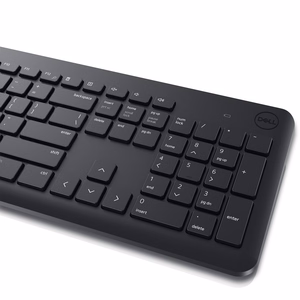 DELL KM3322W klaviatūra Pelė įskaityta Radijo dažnio belaidė JAV tarptautinė versija Juoda