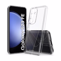 Crong Crystal Shield Cover - Samsung Galaxy S23 FE dėklas (skaidrus)