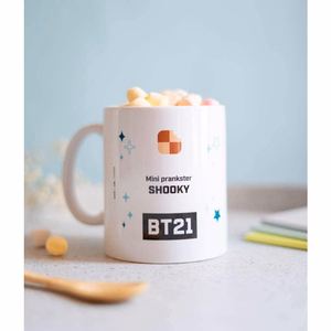 BT21 SHOOKY keraminis puodelis, 300 ml