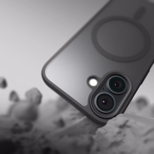 Etteri matinis magnetinis dėklas telefonui Samsung Galaxy A55 5G juodas