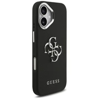 Guess Grained Big 4G Classic Logo dėklas telefonui iPhone 17 - juodas
