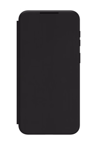 FWA376A piniginės tipo atverčiamas dėklas Samsung Galaxy A37, juodas