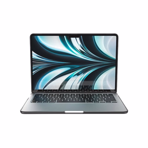 Speck SmartShell dėklas, skirtas MacBook Air 13.6" (M5 / M4 / M3 / M2, 2026–2022), „Obsidian“ spalvos