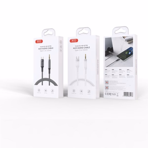 XO garso laidas NB-R279B USB-C - jack 3,5mm 1,0m, baltas