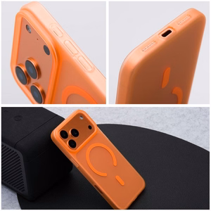 Dėklas Samsung A27 Go Orange suderinamas su MagSafe kosminis oranžinis
