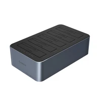 "Orico 6656C3-C" 5 lizdų prijungimo stotelė su neprisijungusio klonavimo funkcija 2,5"/3,5" SATA HDD/SSD - pilka