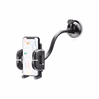 FORCELL F-GRIP Regular 27 cm automobilio laikiklis priekinio stiklo / prietaisų skydelio / oro angai juodas