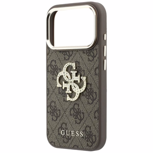 Dėklas, skirtas IPHONE 18 Pro Max/17 Pro Max (Big Strass Logo 4G) (spalva: ruda)