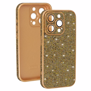 Flash dėklas telefonui Iphone 12 auksinis