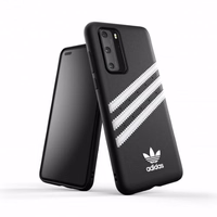 Adidas OR formuotas dėklas PU Huawei P40 - juodas ir baltas