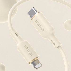 Dudao L7SCL USB-C - Lightning kabelis 30W 2m - smėlio spalvos