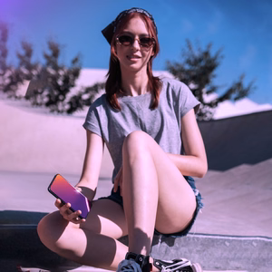 3mk Aizsargstiklas Rainbow Privacy Apple iPhone 15