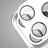 Etteri kameros lęšio apsauga iPhone 17 Pro Max sidabrinis