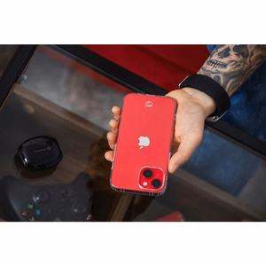 FORCELL F-PROTECT ilgalaikis plonas dėklas IPHONE 15 Plus - skaidrus