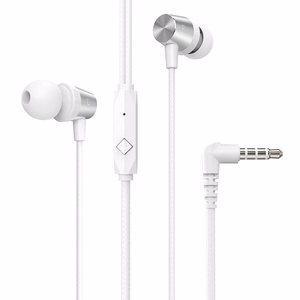 HOCO laidinės ausinės Jack 3,5 mm su mikrofonu M79 baltos