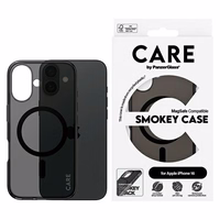 CARE by PanzerGlass Flagmano dėklas telefonui iPhone 16 6.1" dūminis/dūminis Magnetinis 1349