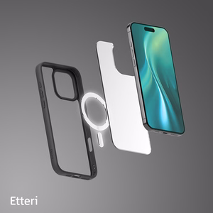 Etteri Matt Mag dėklas iPhone 16 Pro Max 6,9" juodas
