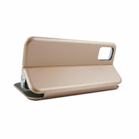 Beline Book Magnetic dėklas Xiaomi Redmi 10C rožinis auksinis