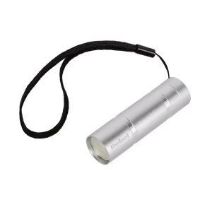 Aluminium COB flashlight, 1 W