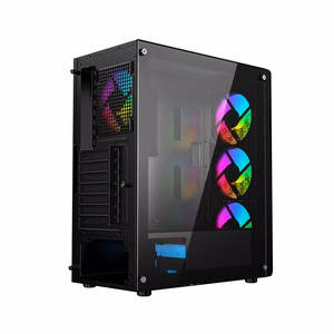 Gembird CCC-FC-400X Fornax 400X Gaming ARGB juodas kompiuterio korpusas