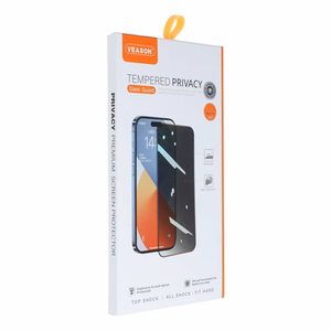6D Pro Veason Privatumo stiklas skirtas iPhone X / XS / 11 Pro - juodas (m)