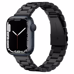 Spigen Modern Fit dirželis Apple Watch 4 / 5 / 6 / 7 / 8 / SE / Ultra (42/44/45/49 mm) – juodas
