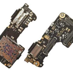 Шлейф Xiaomi 12 5G/12X 5G/12S 5G с разъёмом зарядки и микрофоном, контакт SIM-карты HQ