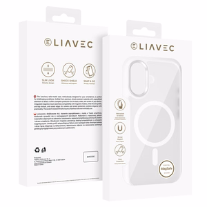Liavec Cloudy Case with Metal Camera Frame for Iphone 17 white (Camera Control Button)