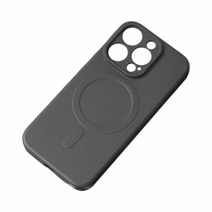 Magnetinis suderinamas silikoninis dėklas iPhone 15 Plus - juodas