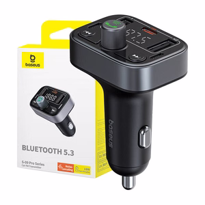 „Baseus S-09 Pro“ FM siųstuvas su „Bluetooth“ (juodas)
