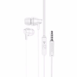 Borofone ausinės BM61 Wanderer su mikrofonu baltos