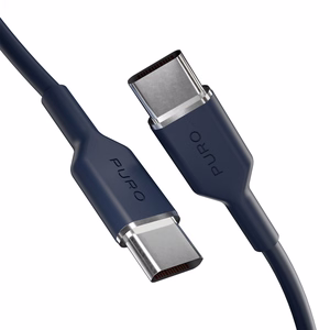 Puro ICON USB-C - USB-C laidas 1.5m - tamsiai mėlynas