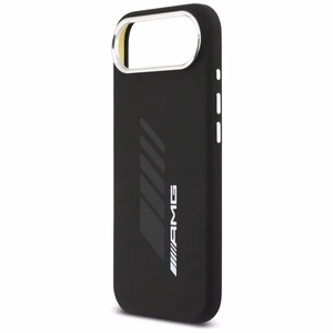 AMG silikoninis didelių rombų magnetinis dėklas telefonui iPhone Air - juodas